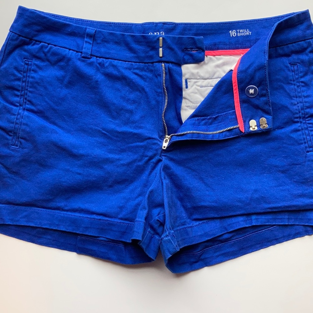 Ana Twill Royal Blue Short Size 16 W/ 3.5” inseam